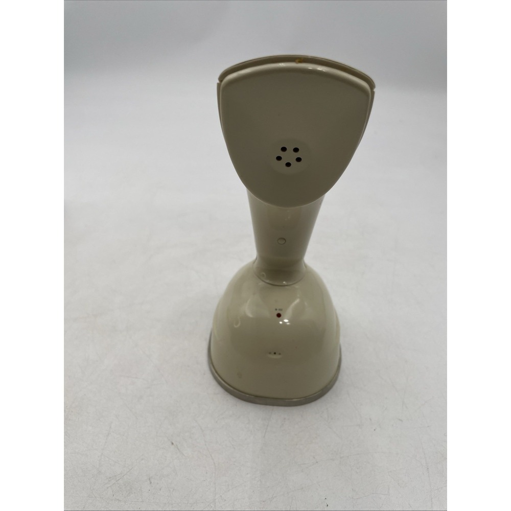 Vtg Mercer Phone in Cream Color w/Push Button Dial On Bottom- 8.5" Tall UNESTED